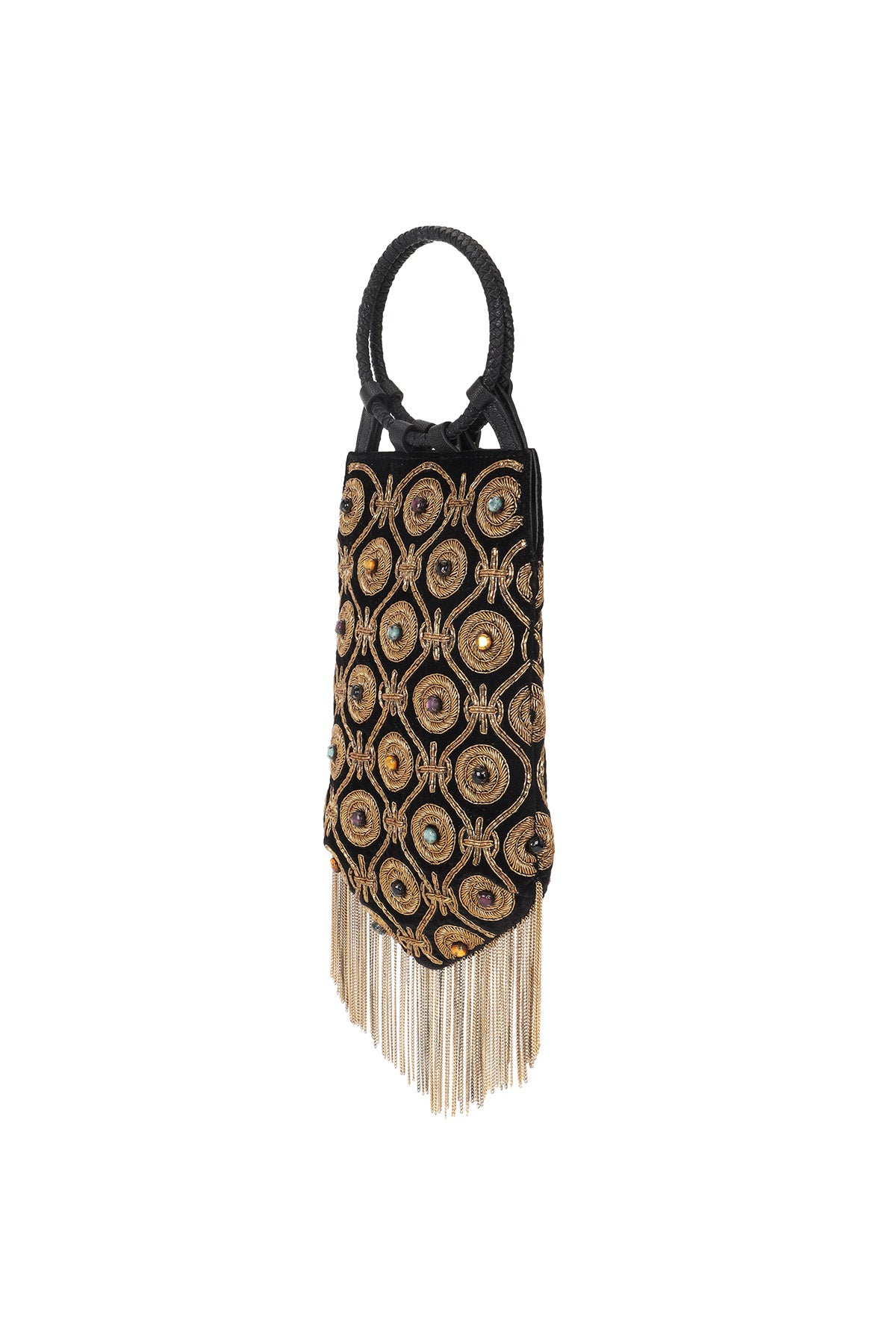 Navrattan embellished potli bag