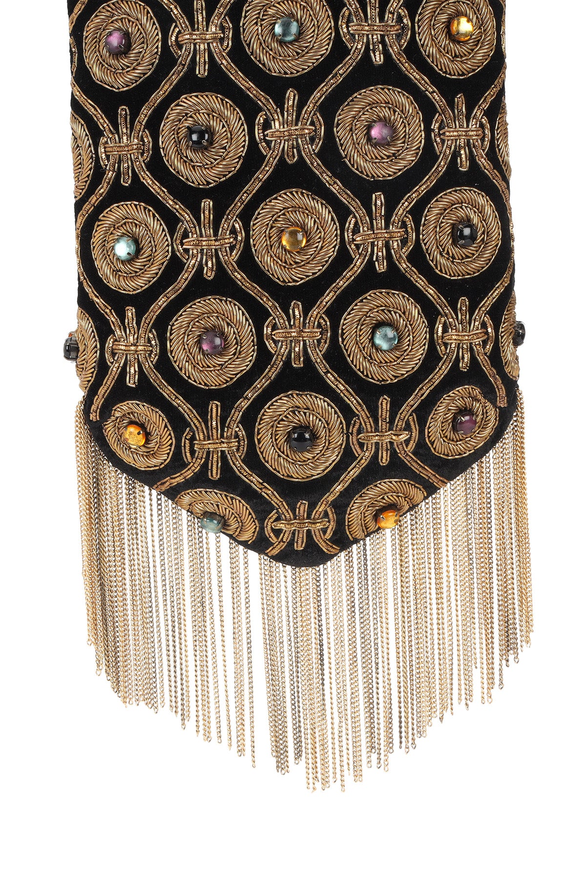 Navrattan embellished potli bag