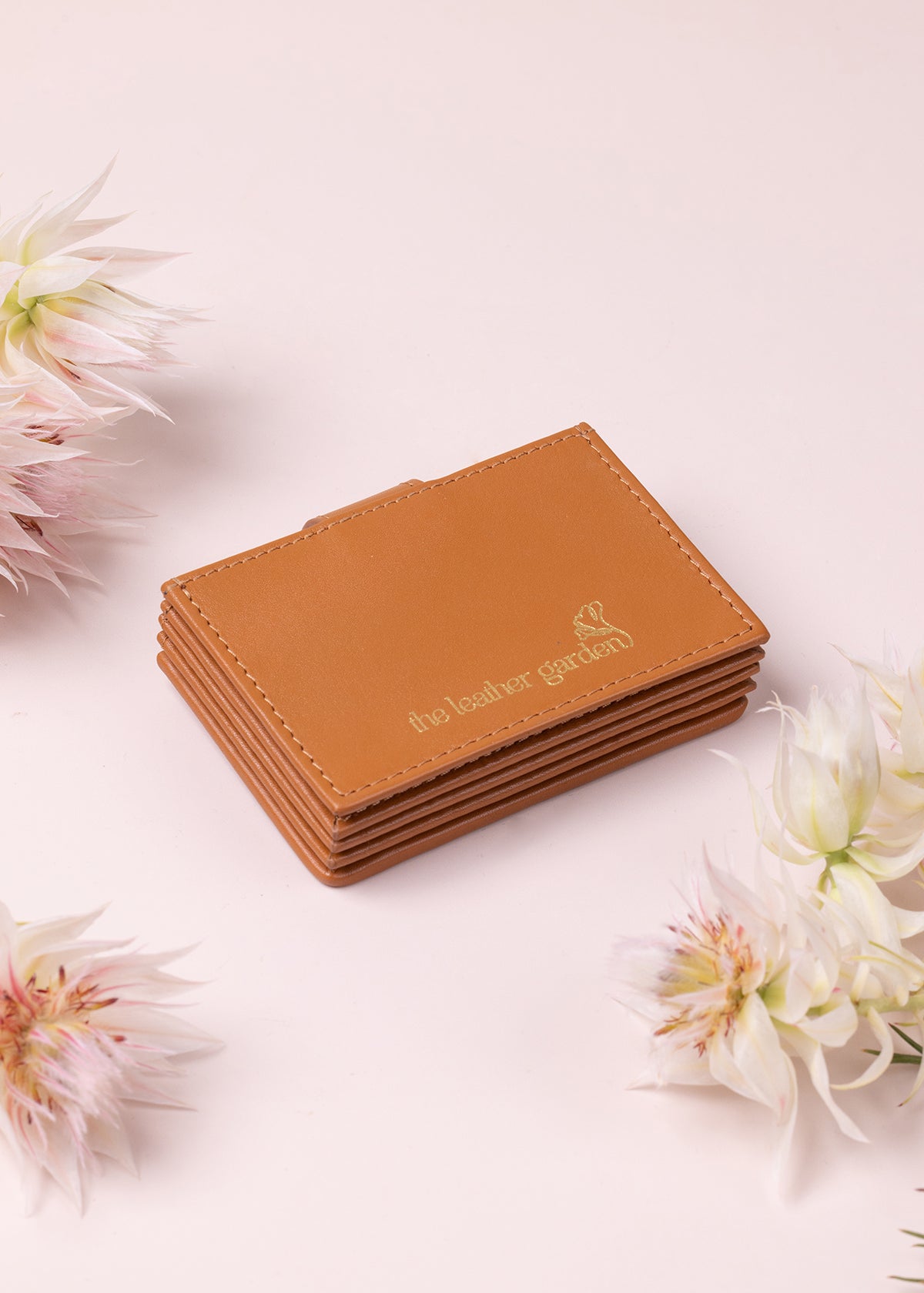 Playa Woven Leather Card Case