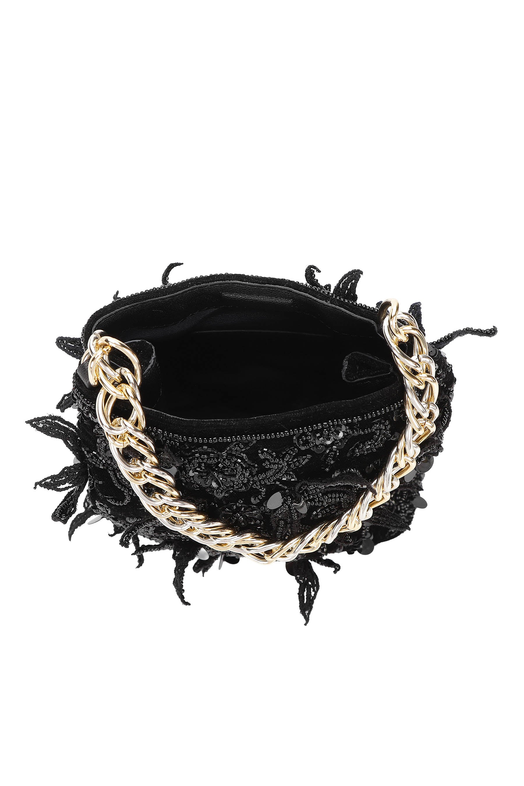 Seher Black Potli Bag