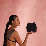 Seher Black Potli Bag