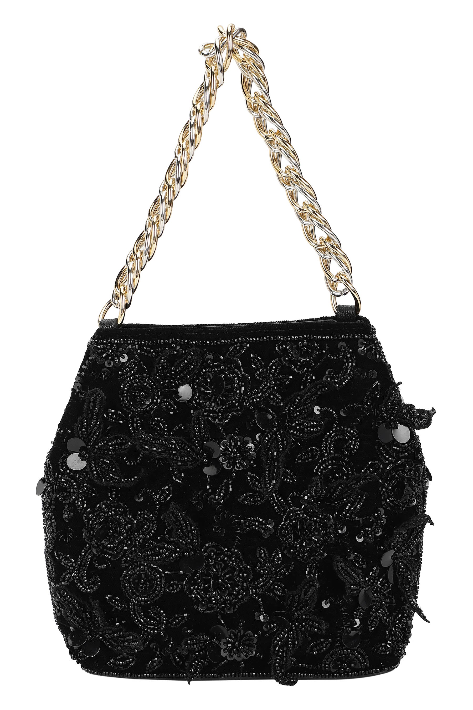 Seher Black Potli Bag