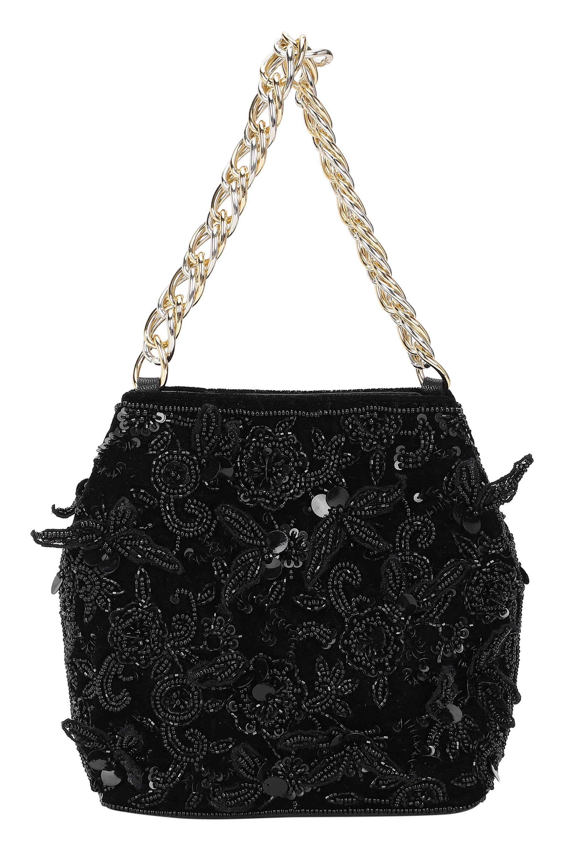 Seher Black Potli Bag