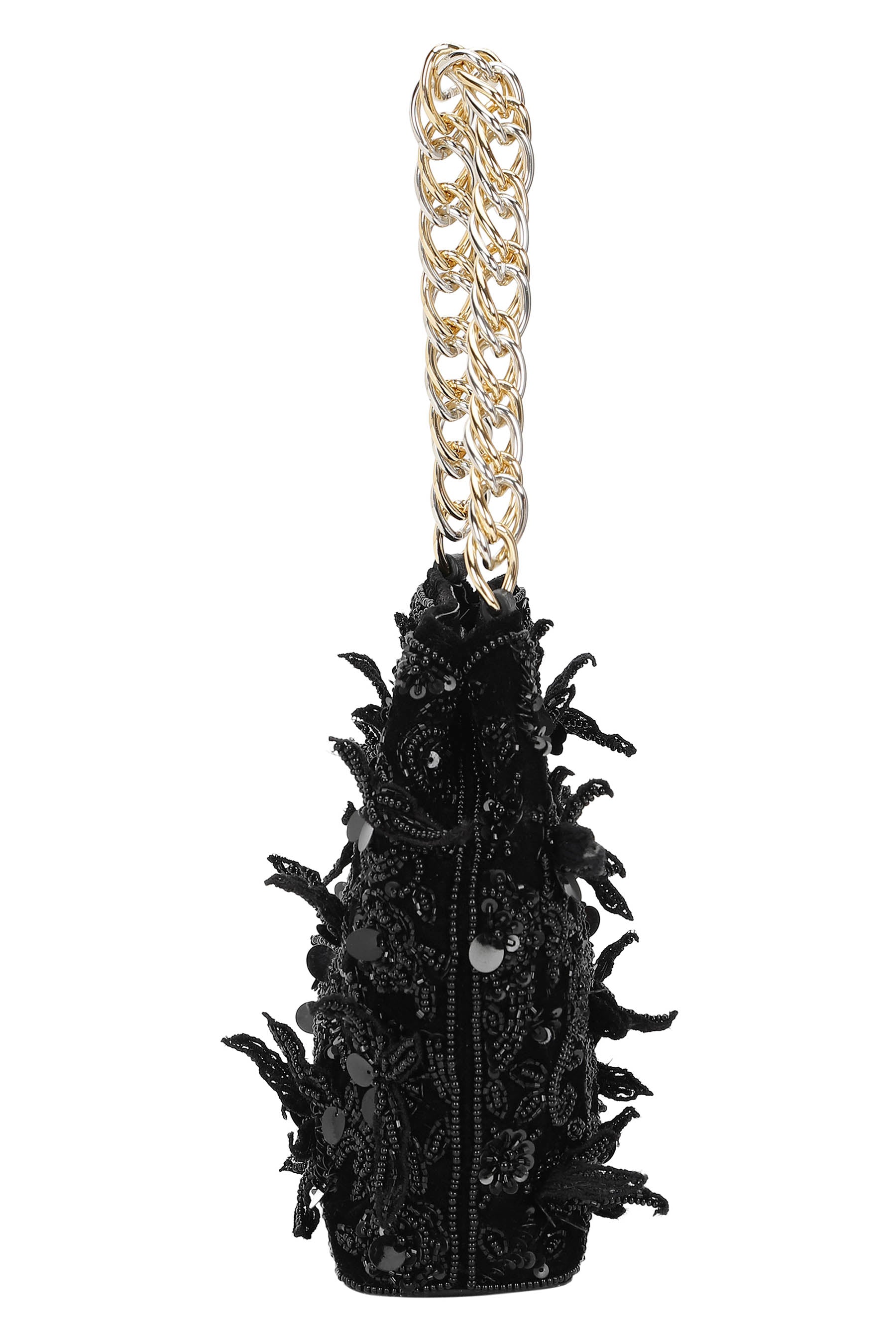 Seher Black Potli Bag
