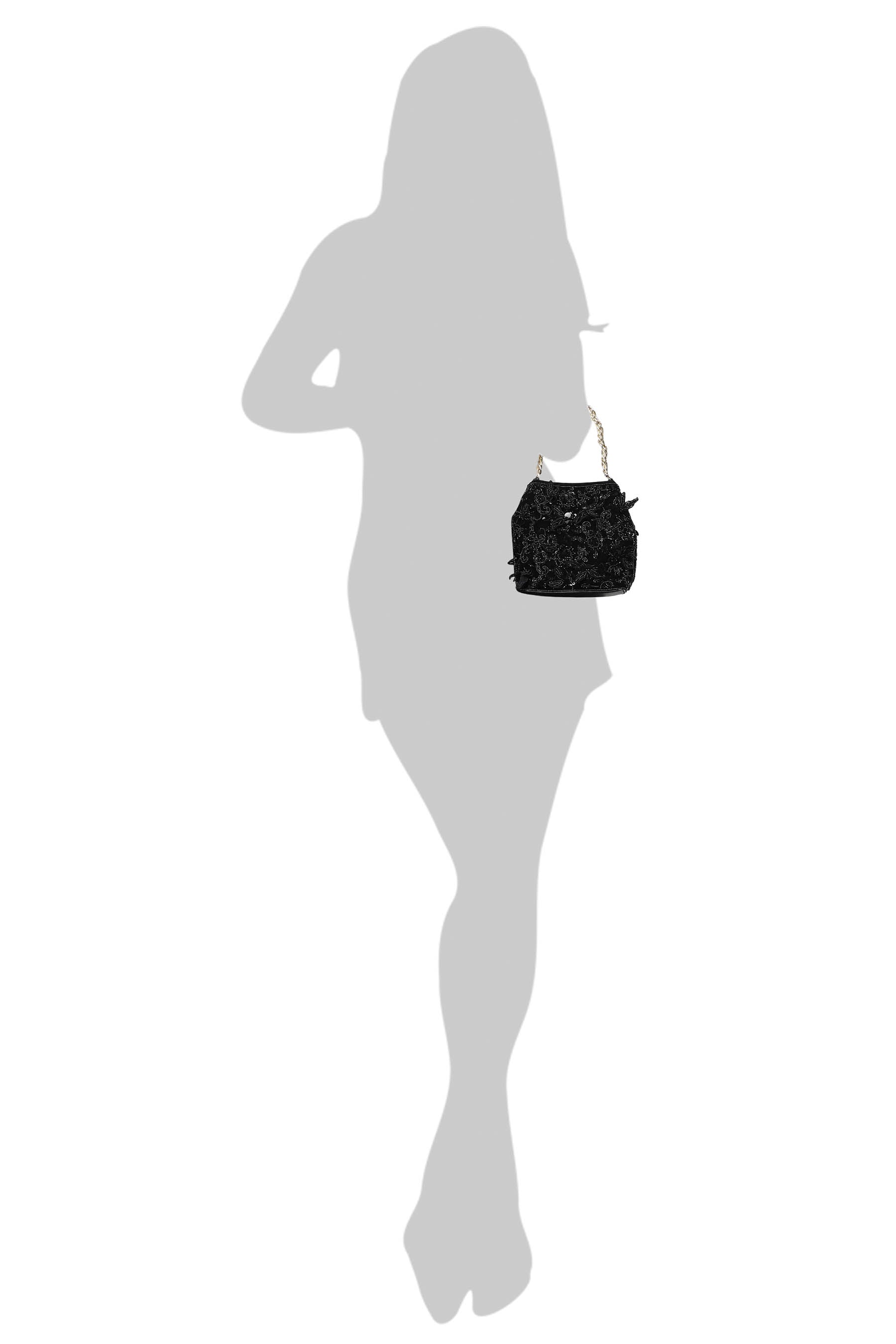 Seher Black Potli Bag