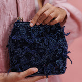 Seher Blue Potli Bag