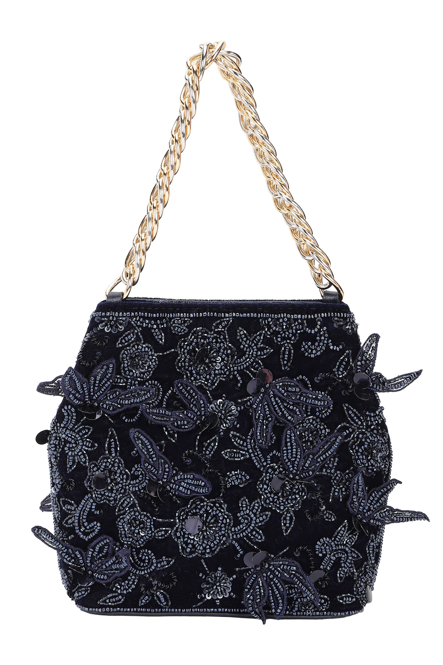 Seher Blue Potli Bag