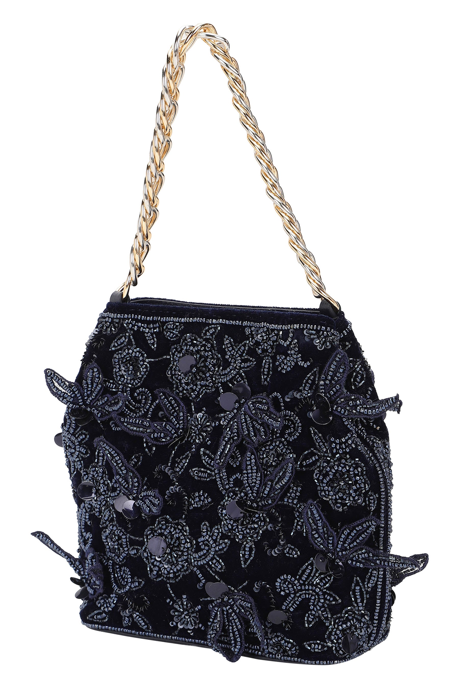 Seher Blue Potli Bag