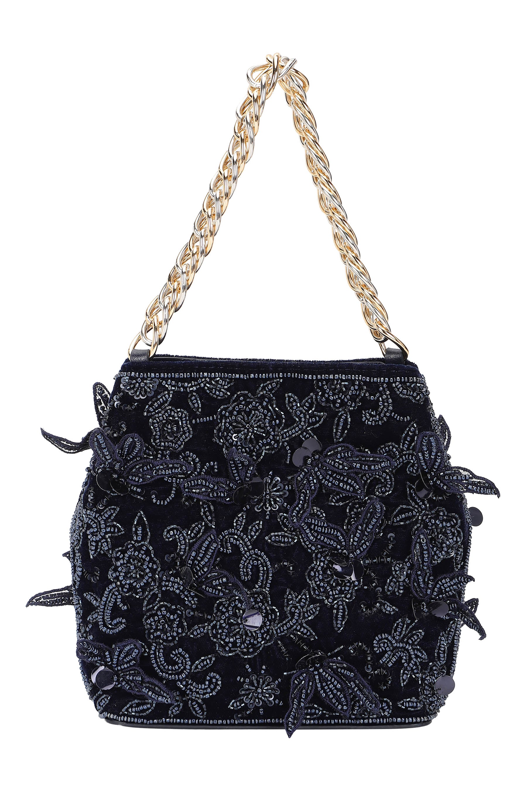 Seher Blue Potli Bag