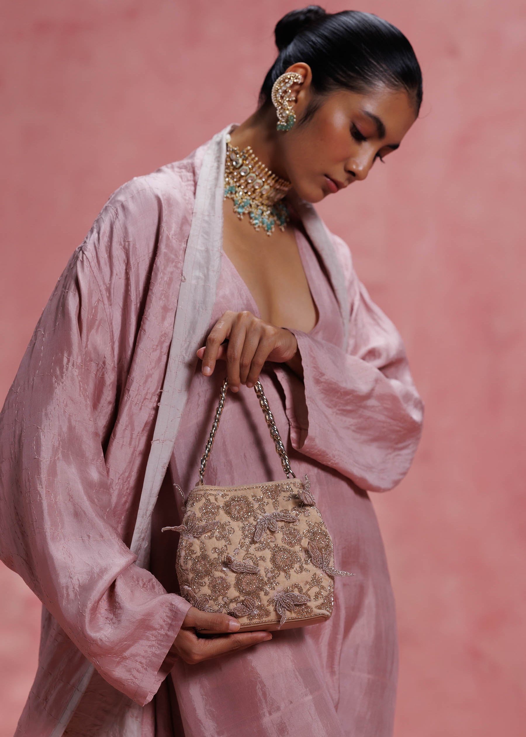 Seher Blush Potli Bag