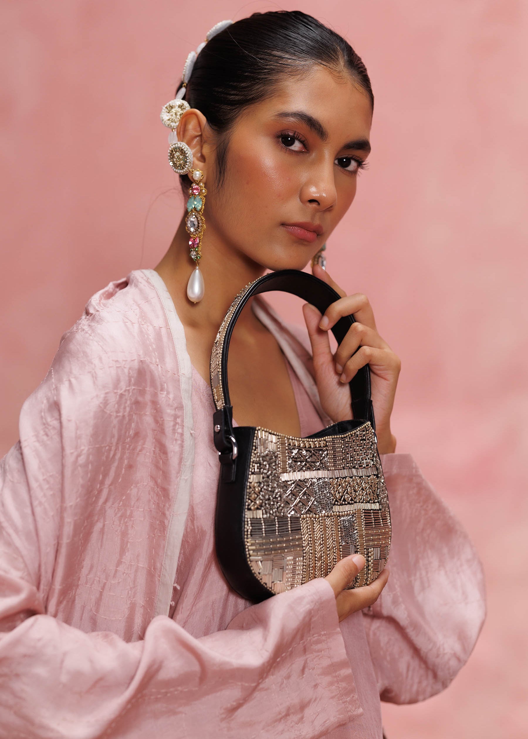 Shaam Silver Bag