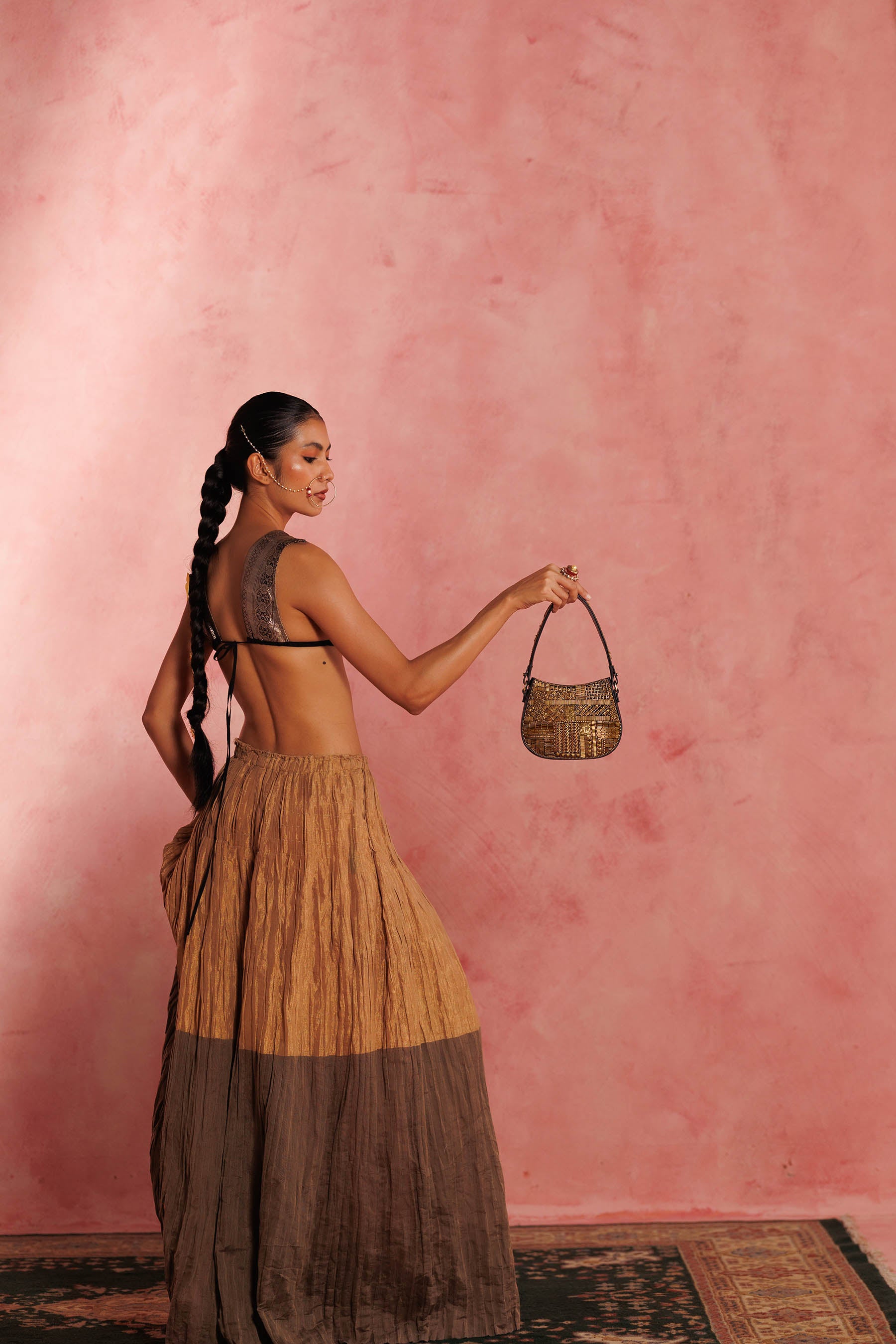 Shaam Gold Bag