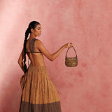 Trishala Sikka With Shaam Gold Bag
