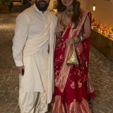 Shilpa Shetty in Zahra Embroidered Potli Bag