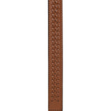 Tan Interlaced leather dog collar