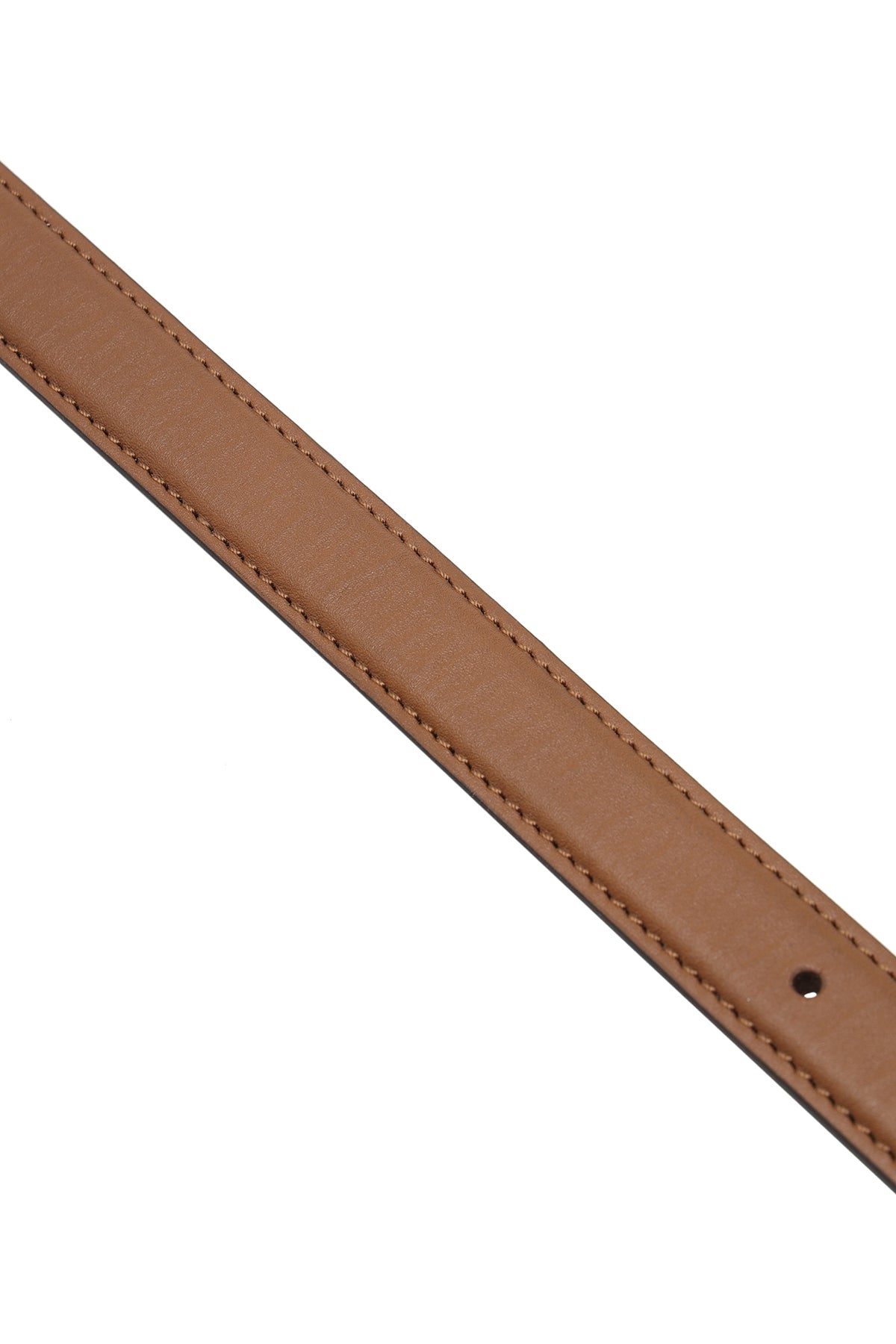 Tan leather dog collar