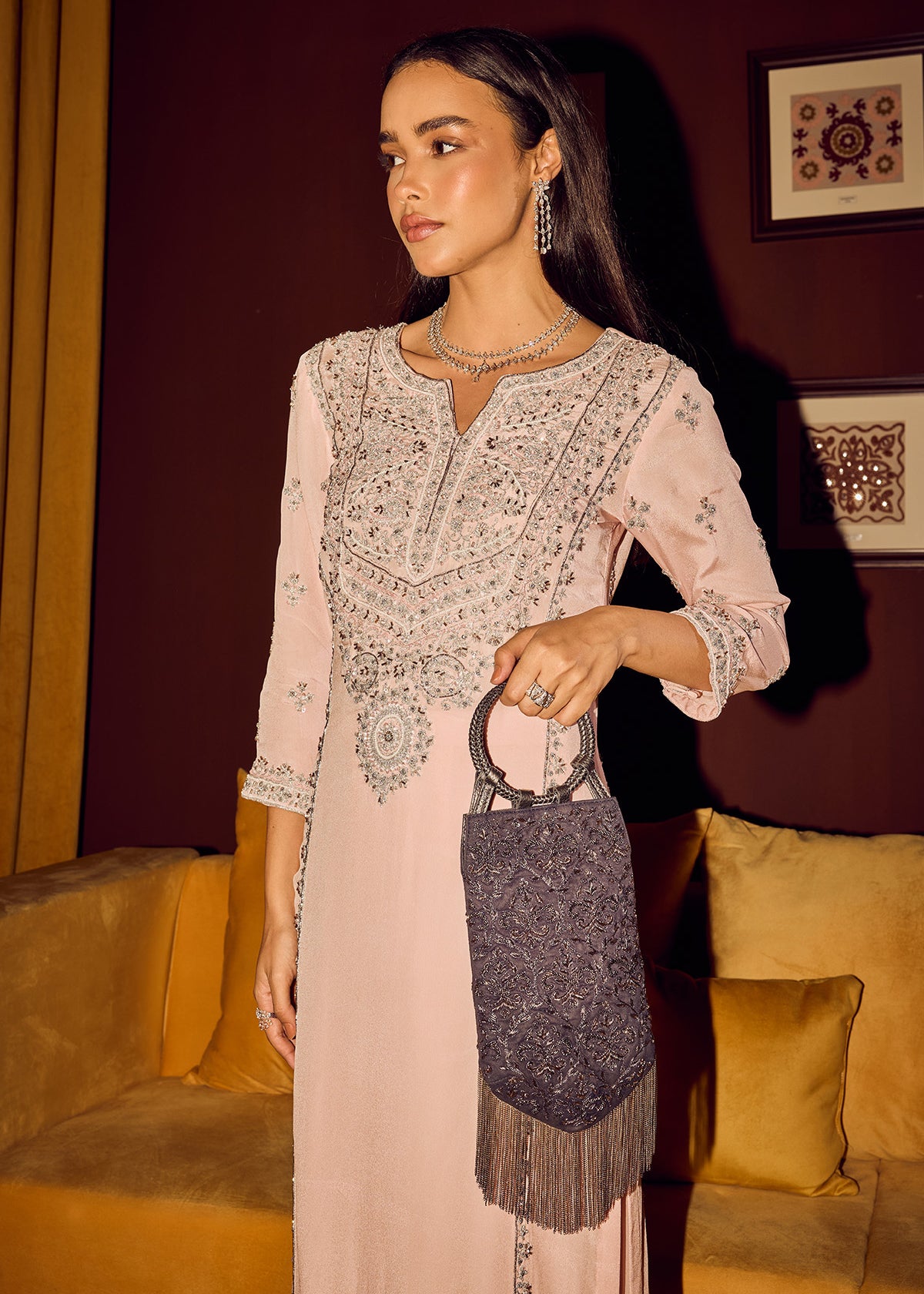 Umrao embellished potli bag