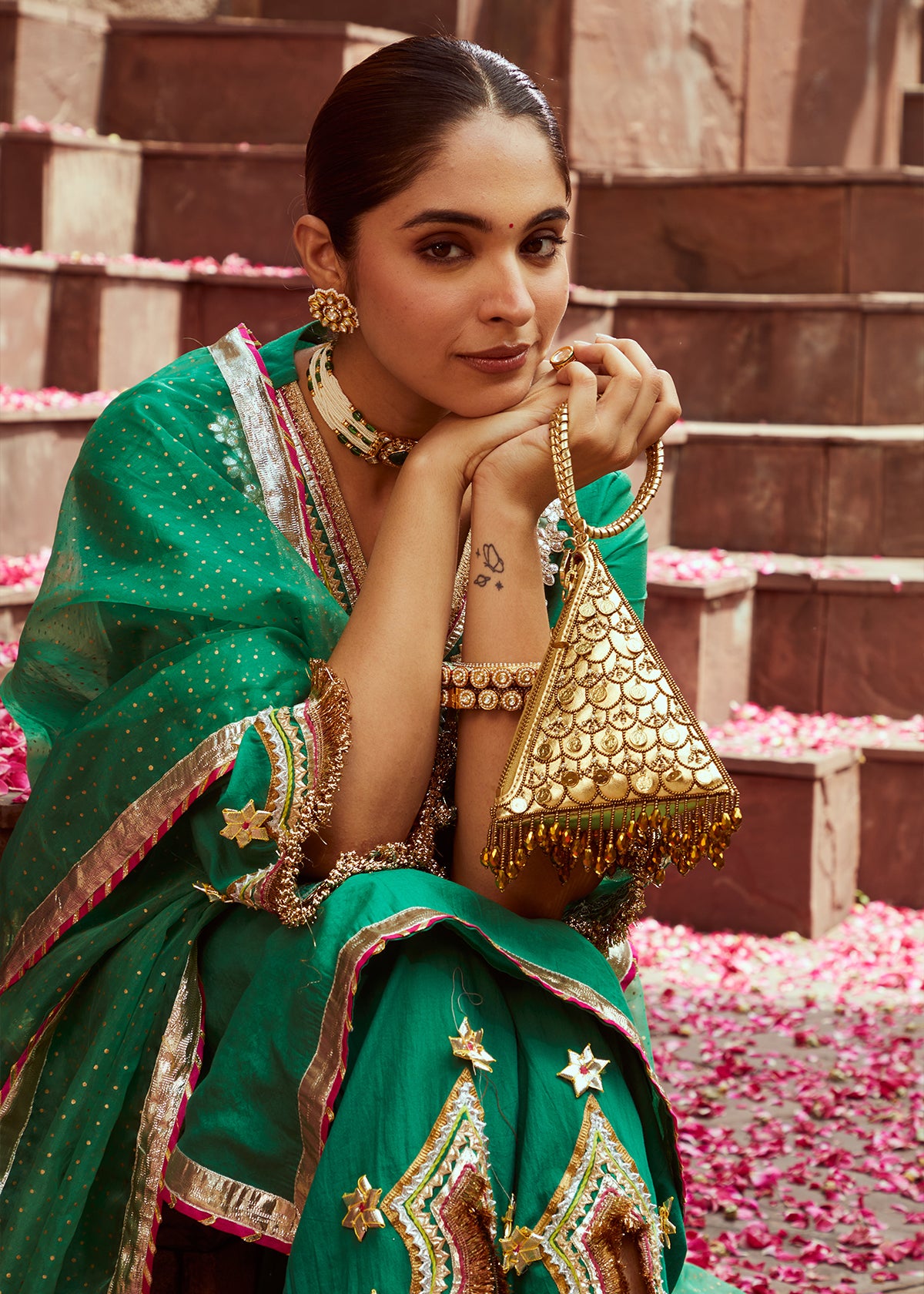 Zahra Embroidered Potli Bag