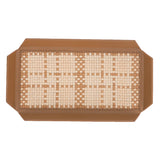 Birch Woven Leather Tray Mini