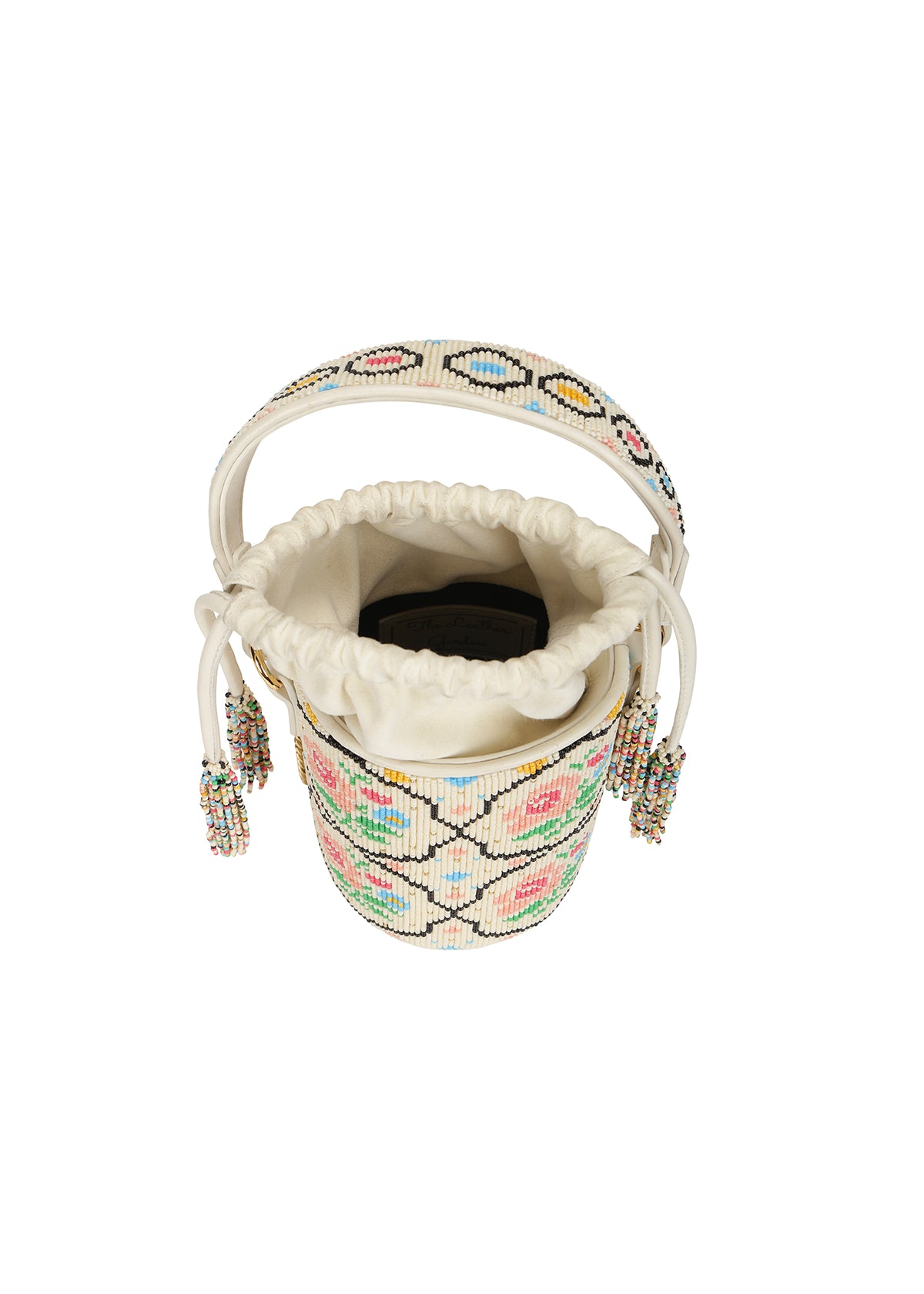 Poppy Beaded Bucket Bag