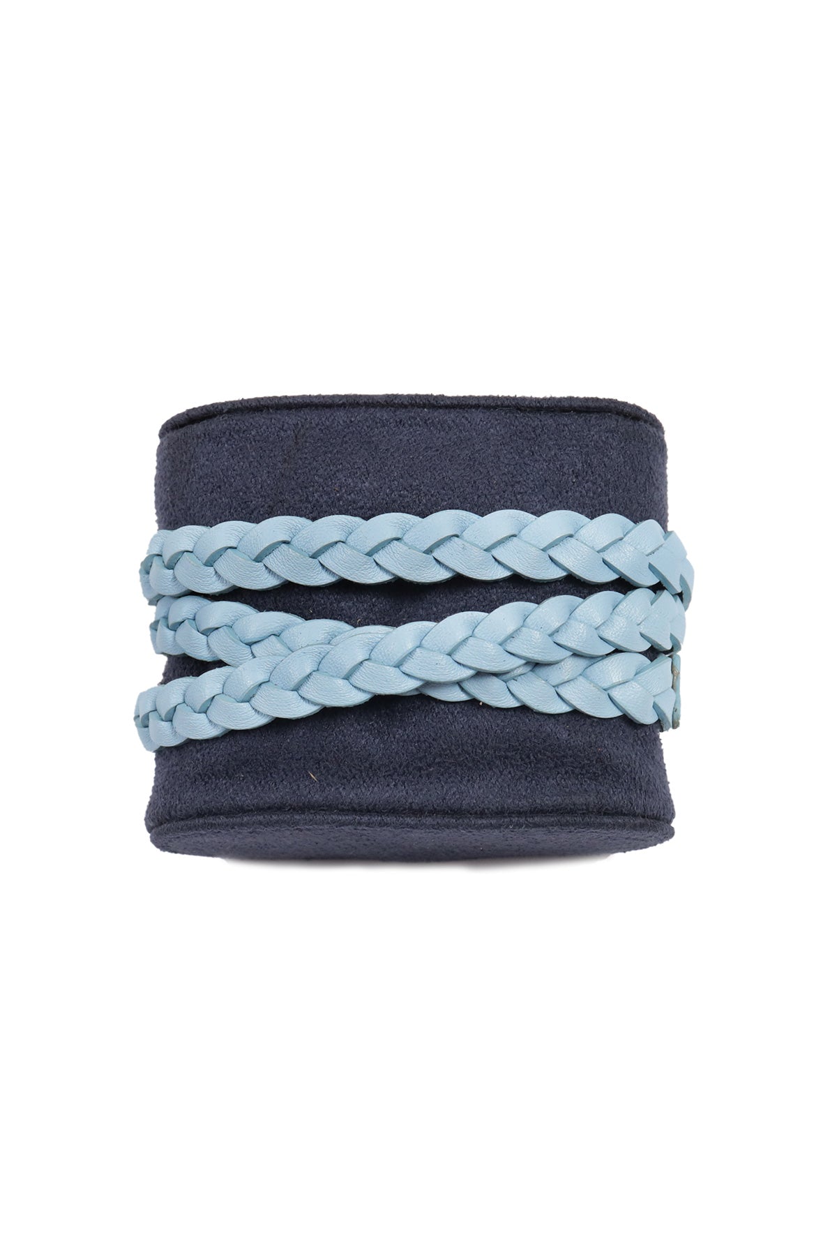 Triple Wrap Sky Blue Womens Bracelet