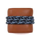Shades of Blue Braided Bracelet