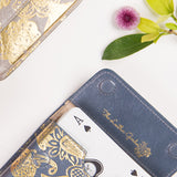 Gulmohar Playing Cards Sleeve - Grey