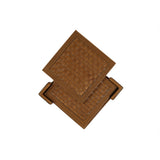 Oak Coaster Set (Set of 6) - Mud
