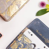 Gulmohar Playing Cards Sleeve - Blue