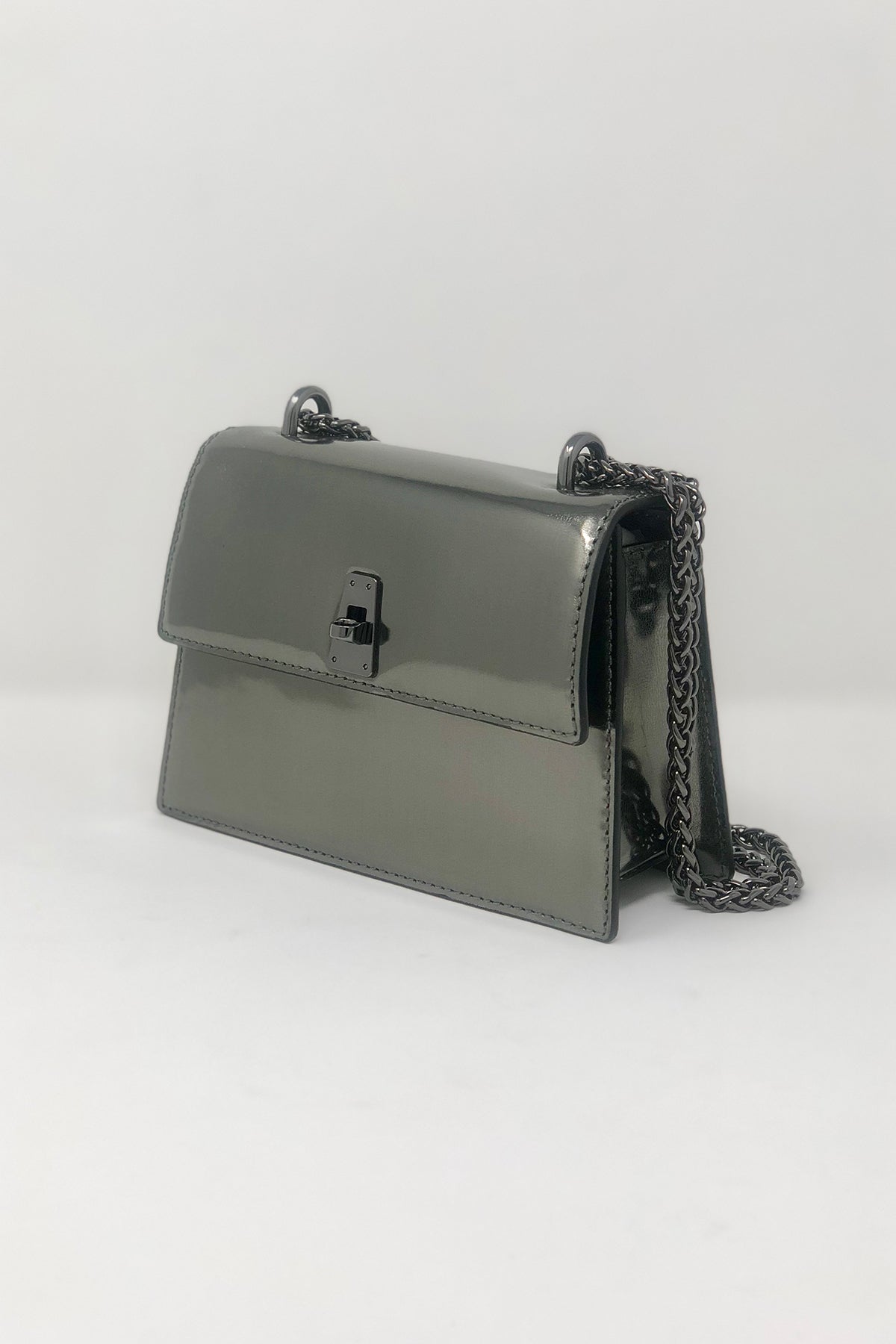 Primrose-Smoky Quartz Leather Shoulder Bag