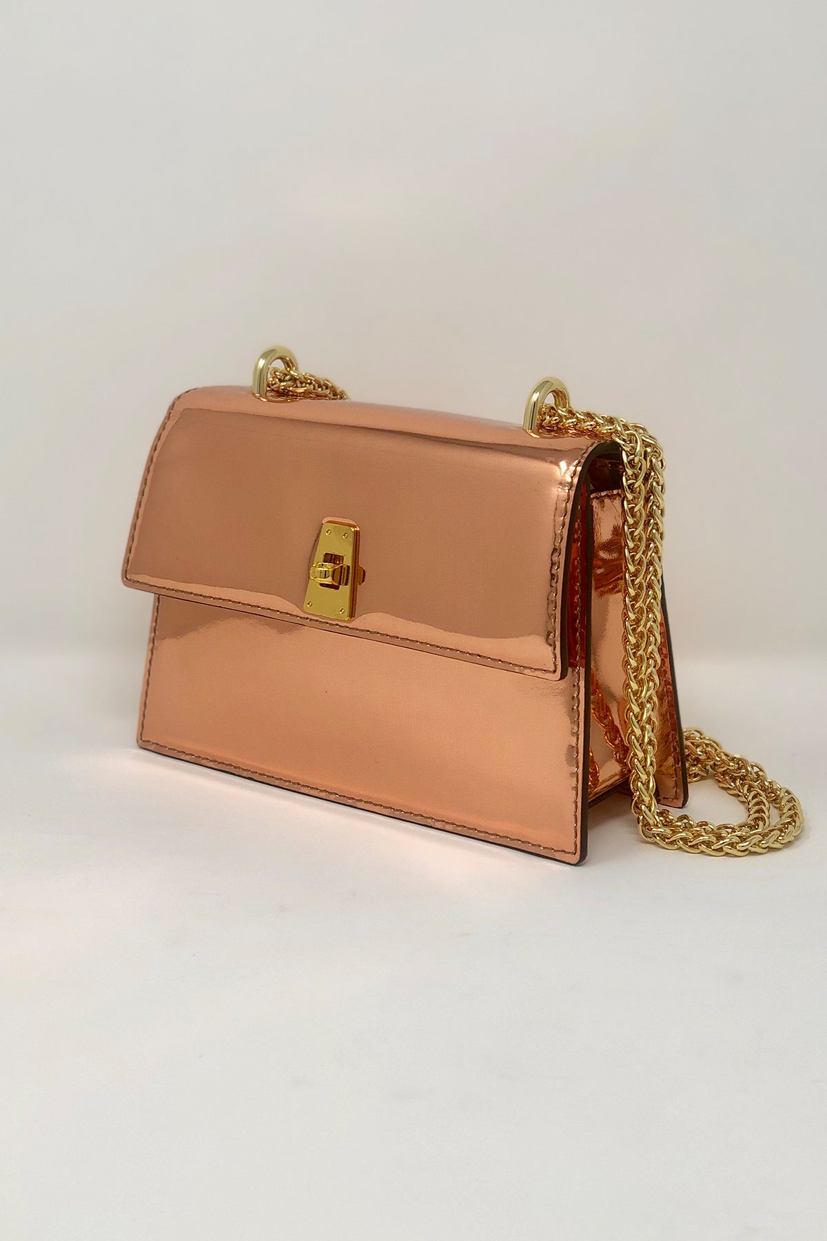 Primrose-Rose Quartz Leather Shoulder Bag