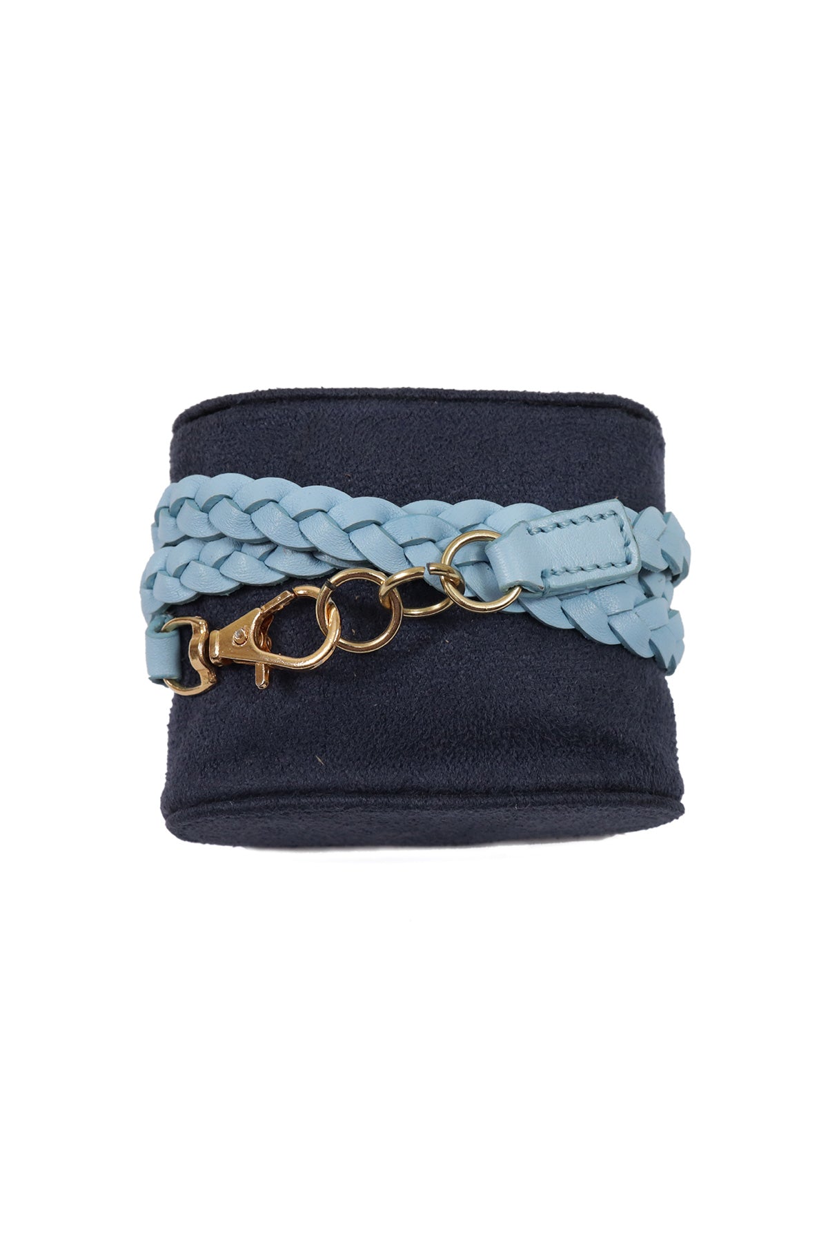 Triple Wrap Sky Blue Womens Bracelet