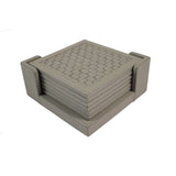 Oak Coaster Set (Set of 6) - Slate