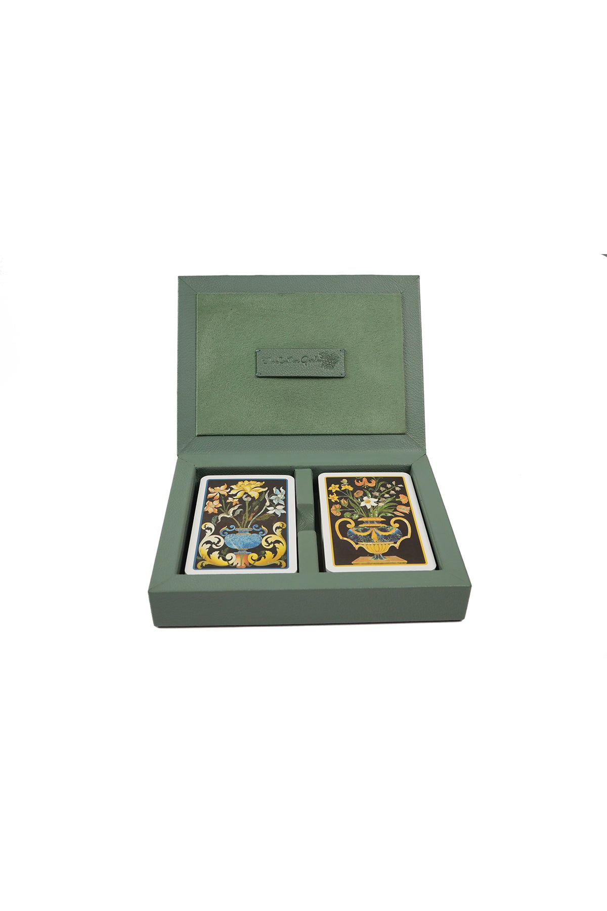Oak Playing Cards Box - Mint