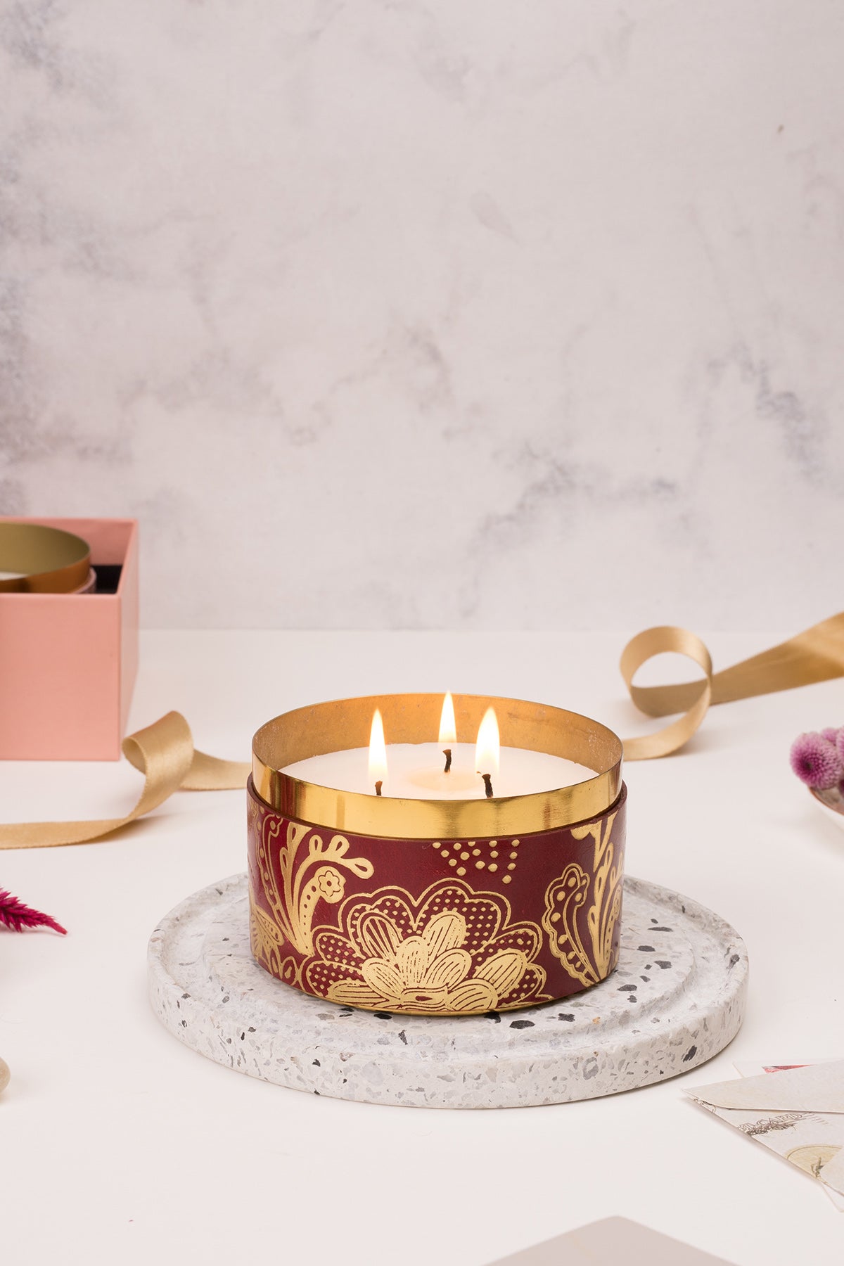 Jasmine & Oud Candle (3 wick) - Ruby