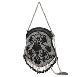 Orchid Embellished Potli Bag