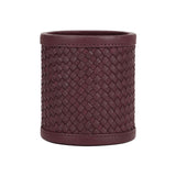 Oak Pen Holder - Sangria