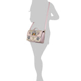 Tulip Lilac Leather Shoulder Bag