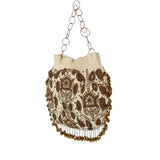 Parijaat Velvet Embellished Potli Bag