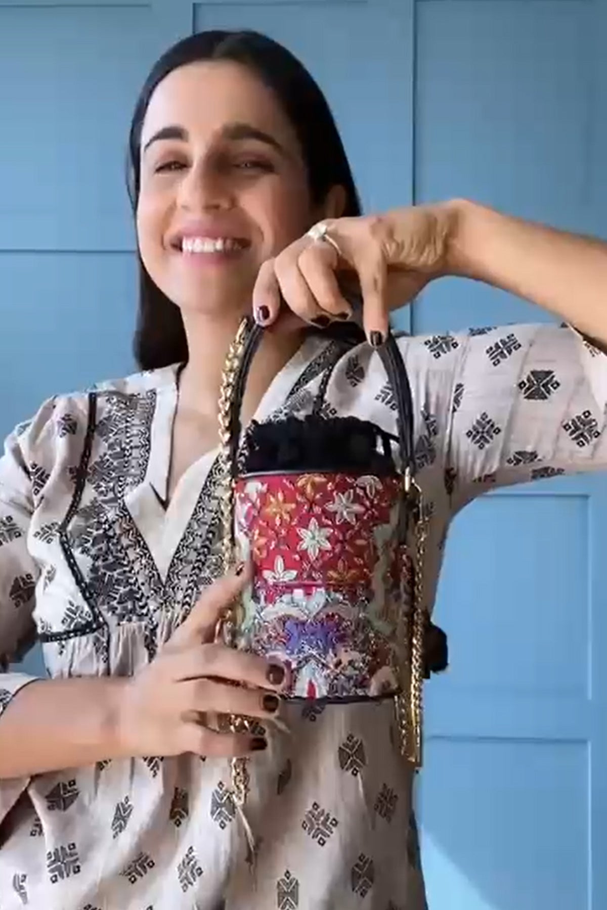 Gopalika Virmani with the Razia Bag