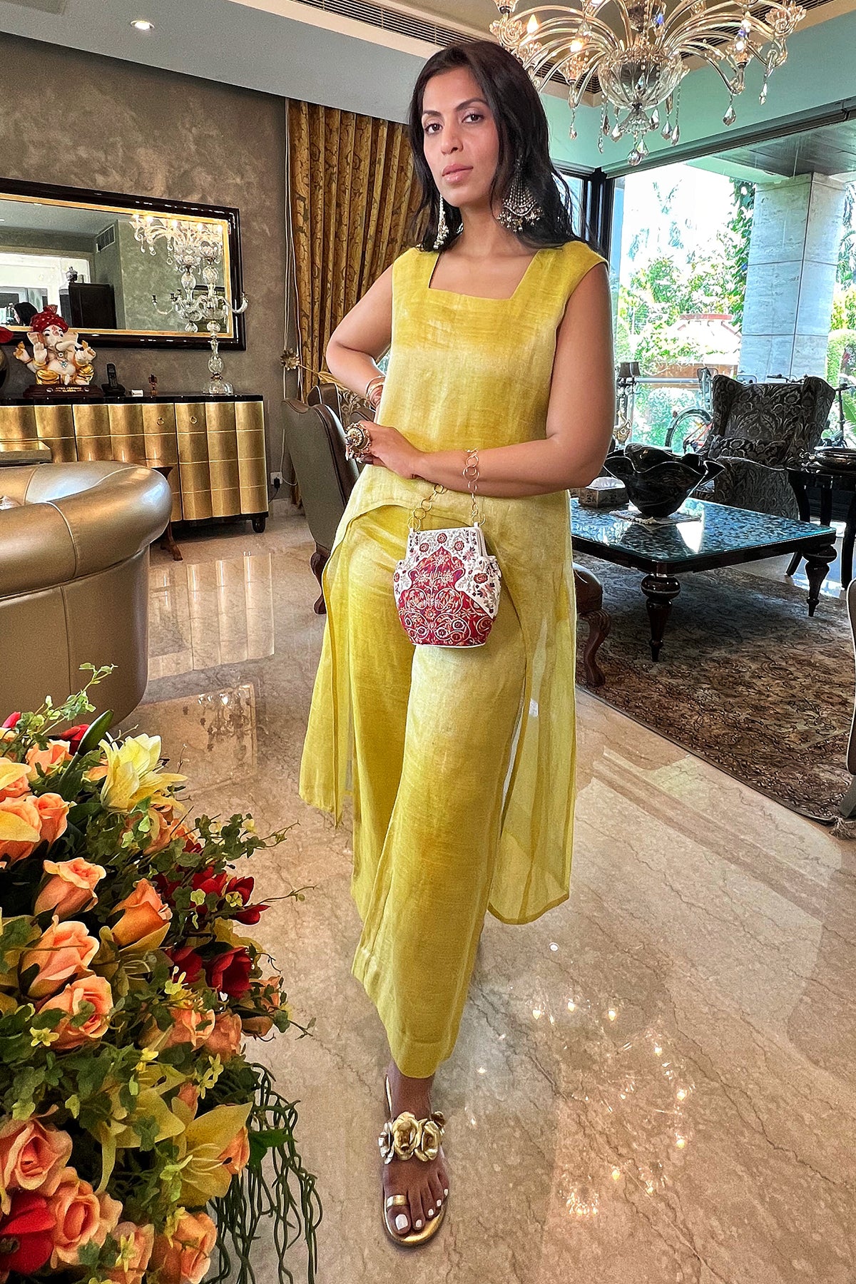 Priyanka Kanodia with the Sweet Pea Bag